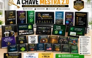 🔥 A Chave Mestra 2.0: O Seu Acervo Digital Estratégico