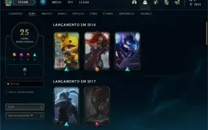conta de lol antiga somente um dono