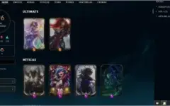 CONTA LOL DIAMANTE 2 - 296 SKINS