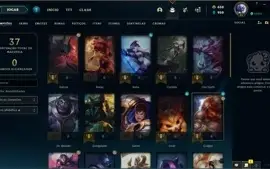 Conta LoL Troco Email Level 45 Platina III 31 Champs 4 Skins