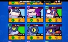 CONTA BRAWL STARS FULL 42 BRAWLERS TODOS OS LENDARIOS
