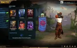 Conta de SMITE Lvl 129; 342 skins; Todos os deuses;