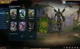 Conta de SMITE Lvl 129; 342 skins; Todos os deuses;