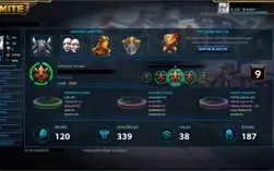 Conta de SMITE Lvl 129; 342 skins; Todos os deuses;
