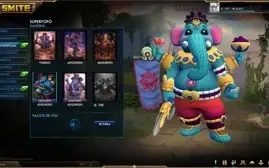 Conta de SMITE Lvl 129; 342 skins; Todos os deuses;
