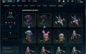 Conta Gold 1 Full Champs 135 Skins