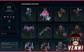CONTA LEAGUE OF LEGENDS |MESTRE 200 PDL • 185 SKINS