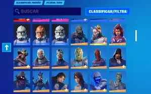 Conta 2018 de Fortnite (ikonic, minty, Salve o M/com vbucks)