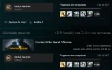 Steam Lvl 32 Com Cs2, Lvl 20 Gc, 8 Faceit, 1200 Reais Gastos