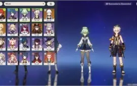 Genshin impact Conta com Hu Tao, Ayaka e Diluc