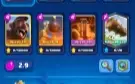 Conta lvl 41 com todas as cartas com evolução, bastante gema