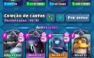 Conta lvl 41 com todas as cartas com evolução, bastante gema