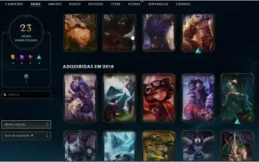 CONTA LOL 82 CHAMPS LVL 130