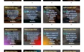 Pack Canva Gospel Palavras - 53 Artes Editáveis