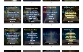 Pack Canva Gospel Palavras - 53 Artes Editáveis
