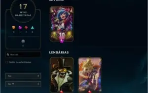 Conta lvl 82 LoL