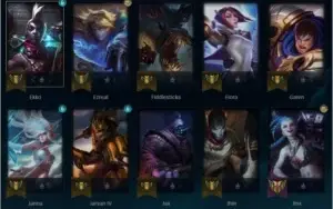 Conta lvl 82 LoL