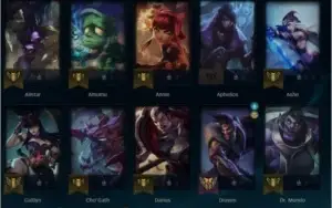 Conta lvl 82 LoL