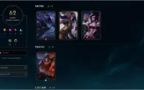 Conta de League of Legends 97 Champions + 67 skins
