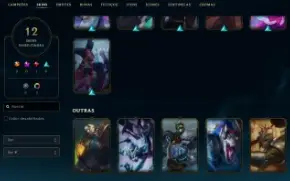 Conta Handlevel Nv 94 / 12 Skins / 50 Campeões / Full Acesso