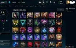 conta lol d3 546 skins