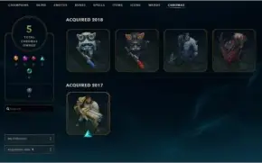 Vendo conta LOL S/ MD10 - Muitas skins
