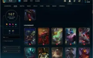 Vendo conta LOL S/ MD10 - Muitas skins