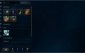Vendo conta LOL S/ MD10 - Muitas skins
