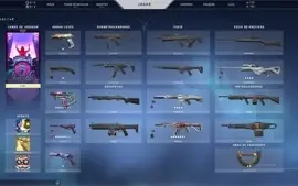 Conta Valorant diamante 1 com skins