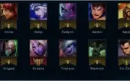 conta 13 campeões 3 skins 10k EA