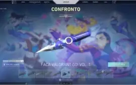 CONTA VALORANT BETA - ELO PLAT 1. MUITAS SKINS
