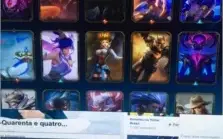 vendo conta ouro 4 com inumeres skins