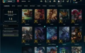 Esmeralda 2 com 80 Champs e 43 Skins ( TOP / ADC / JG )