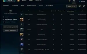 Conta de lol 141 champs e 156 skins 79577 EA