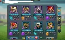 CONTA LORDS PRÉ T4 CAÇA MONSTRO COMPLETO FAMILIARES MAXIMO