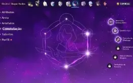 Conta Genshin Impact com 25 personagens 5* e 17 armas 5*