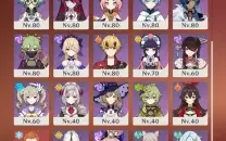 Conta Genshin Impact com 25 personagens 5* e 17 armas 5*