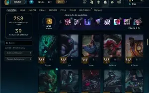 Bronze 1 com 110 Champs e 25 Skins ( mais de 15 jogos )