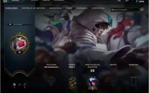 Conta Nv 30 unranked 17 skins