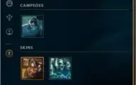Conta Nv 30 unranked 17 skins