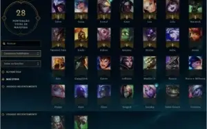 Conta Nv 30 unranked 17 skins