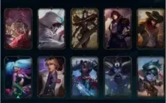 Conta Nv 30 unranked 17 skins