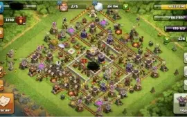 Clash Of Clans CV11 Full defesas, Heróis Full Guardião 18