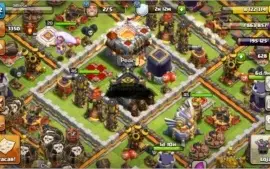 Clash Of Clans CV11 Full defesas, Heróis Full Guardião 18