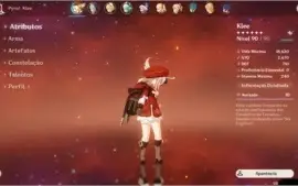 Conta Genshin AR52 Klee, jean, QIQI, Razor