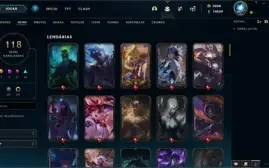 Conta LoL - Platina / 116 skins / mono Ez- 1 milhão mastery