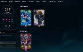 Conta Lol +200 skin, Full champs