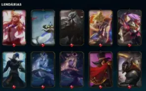 Conta Lol +200 skin, Full champs