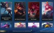 Conta wild rift com Seraphine e Gwen Rosa de cristal + outra