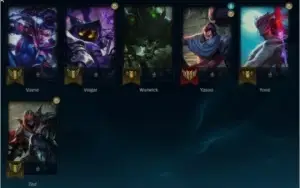 Conta lol D3 60% de win rate